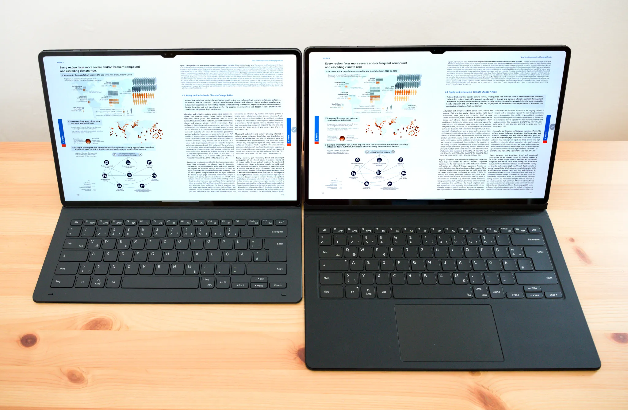 Largest tablets - The Samsung Galaxy Tab S8 Ultra and S9 Ultra compared