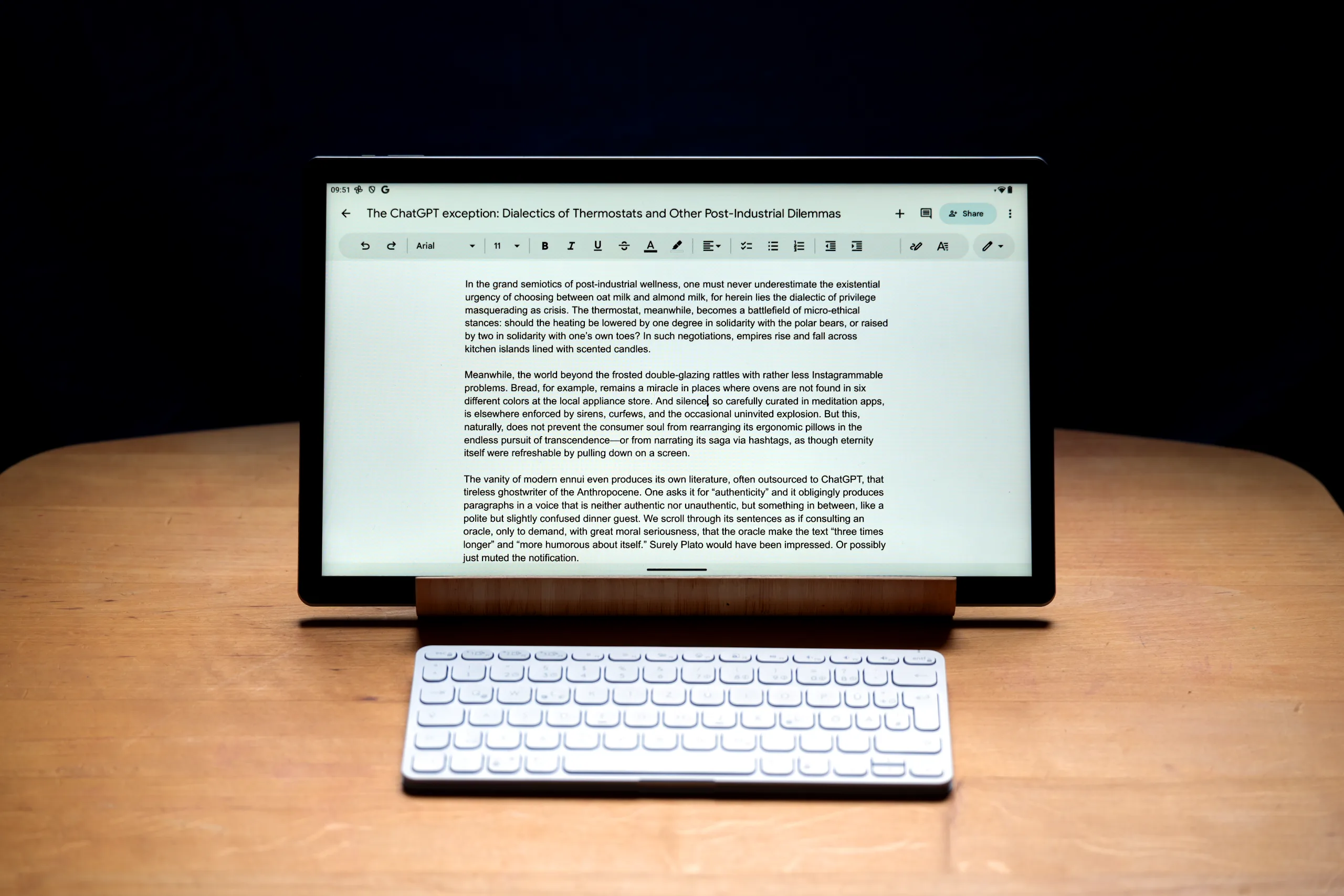 The world's largest tablet